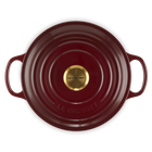 Le Creuset Cast Iron Signature Round Casserole 24cm RhoneGarnet image number 3